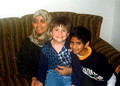 mother and son with Robert, age 4